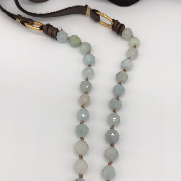 Vintage Handmade Druzy Good Luck Boho Necklace - Picture 6 of 8